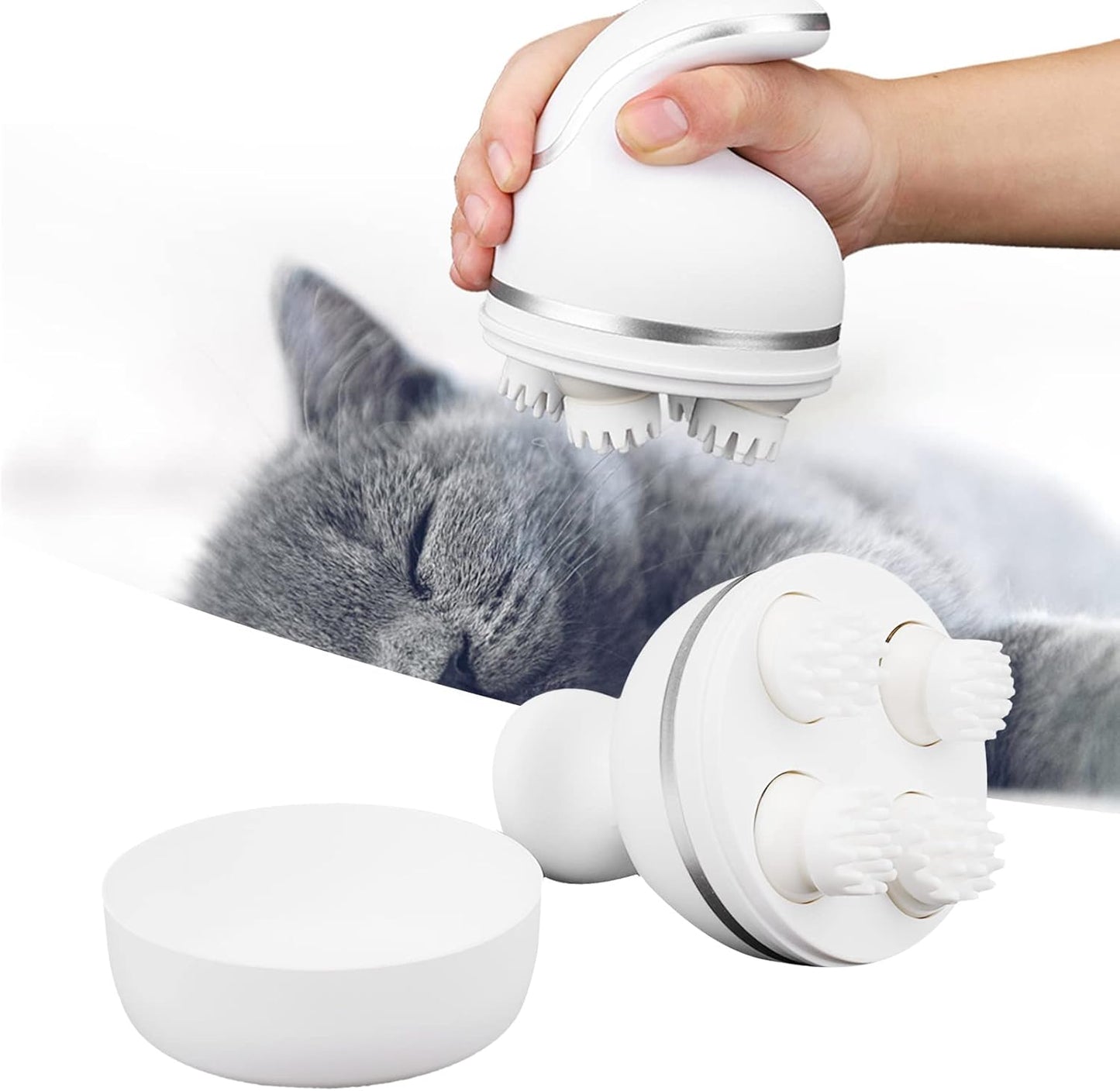 Sanoho™ Electric Head – Soothing Pet Massager