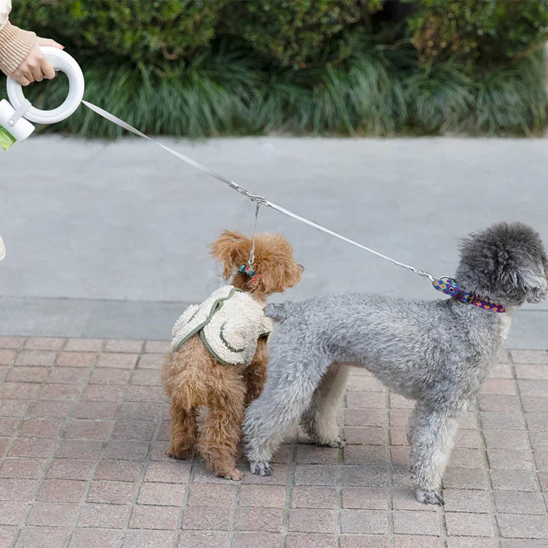 Sanoho™ Dog Walking – Retractable Leash & Collar