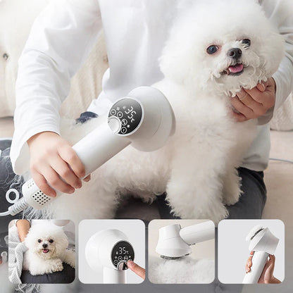 Sanoho™ Pet Hair – Dog Brush with Dryer